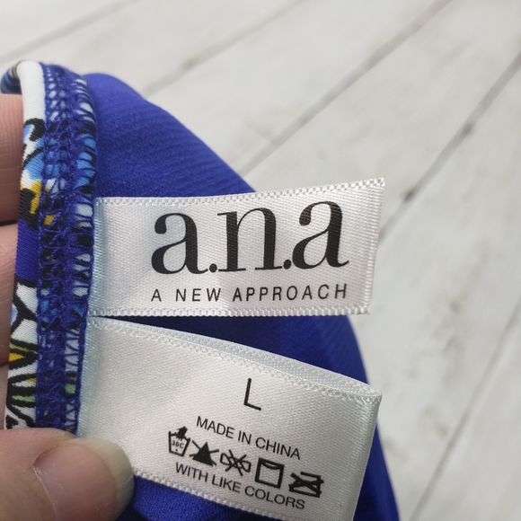 New! A.N.A Romeo Floral Print Bikini Triangle Swim - Picture 6 of 7